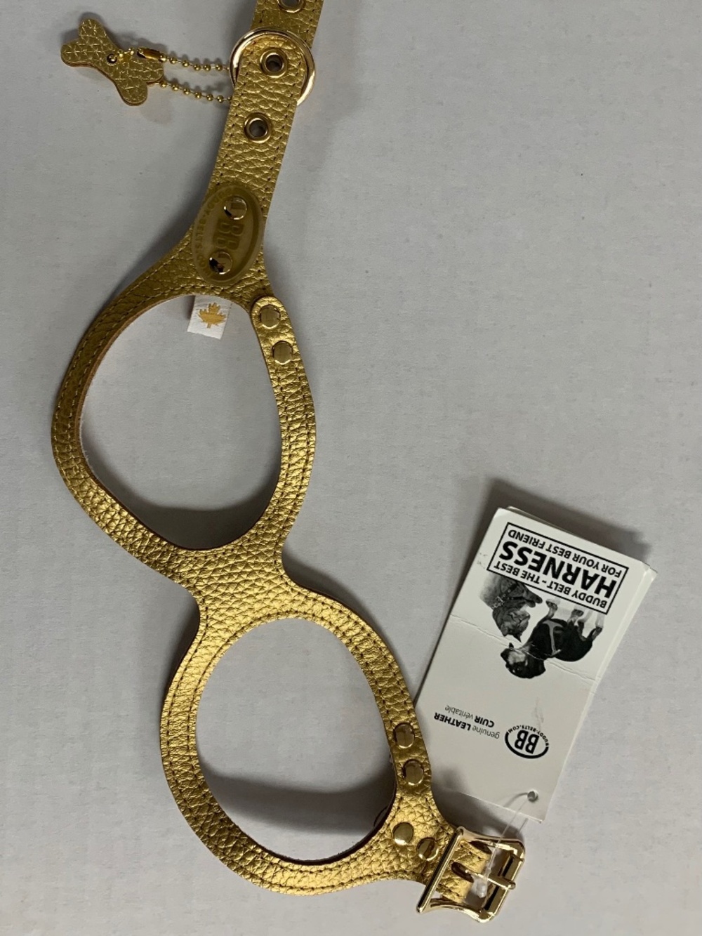 NWT BuddyBelt Gold Nugget Elite Dog Harness SIZE 3 - Picture 1 of 5